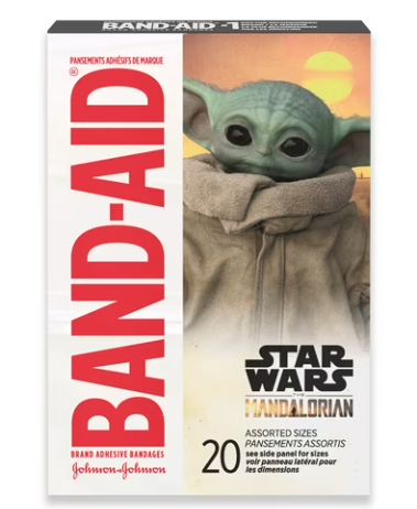 [119538] Band-Aid Bandage, Star Wars Mandalorian, Assorted, 20 ct., 6/bx, 4 bx/cs
