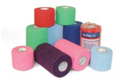 [7210033] Bandage, Co-Plus, LF, Color Pack, 2" x 5 yd, 36/cs