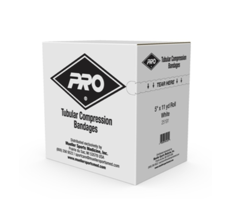 [25191] 5" White Tubular Compression Bandage