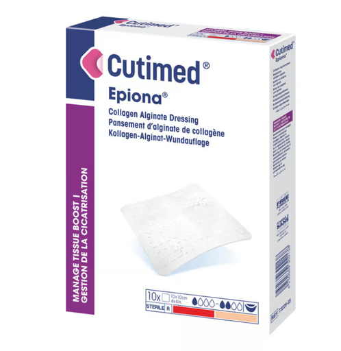 [7322704] BSN Medical/Jobst Collagen Wound Dressing, 4" x 4", 10/bx