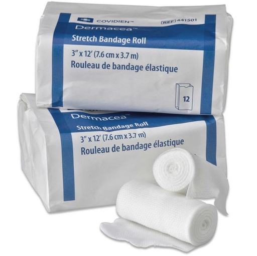 [442300] Dermacea Stretch Gauze Bandage Roll, 2" x 2.1 yd, Non-Sterile, 100/bg, 8 bg/cs