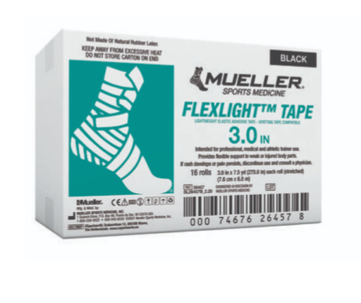 [26457] FlexLight Tape, 3" x 7.5 yd, Black, 16 rl/cs
