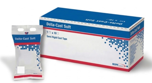 [7270832] BSN Medical/Jobst Delta-Cast Soft Cast Tape, 4" x 4 yds, White, 10rl/cs