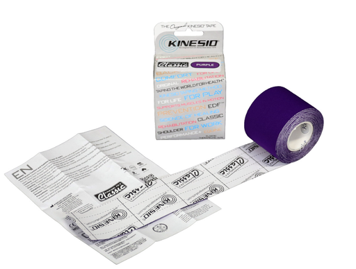 [CKTPU024] Tex Classic Tape, 2" x 5.5 yd. Purple, 12 rolls/cs