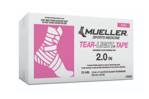 [130682] Tear-Light Tape, 2" x 7.5 yd, Pink, 24 rls/cs