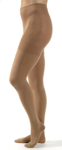 [114665] Compression Waist High, 30-40mmhg, Closed Toe, Med, Beige