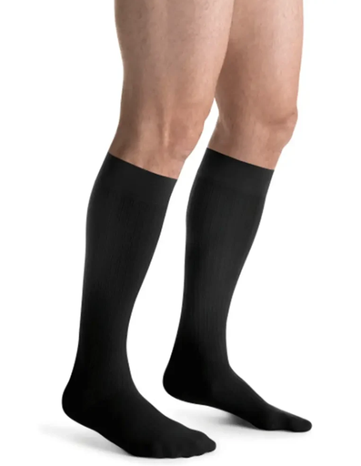 [7764703] BSN Medical/Jobst for Men Ambition SoftFit 15-20 mmHg Knee High, Black, Long, Size 4