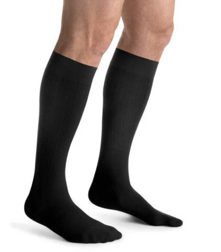 [7764703] Softfit Kneehigh Socks, 15-20, Size 4, Long, Black 1/pr
