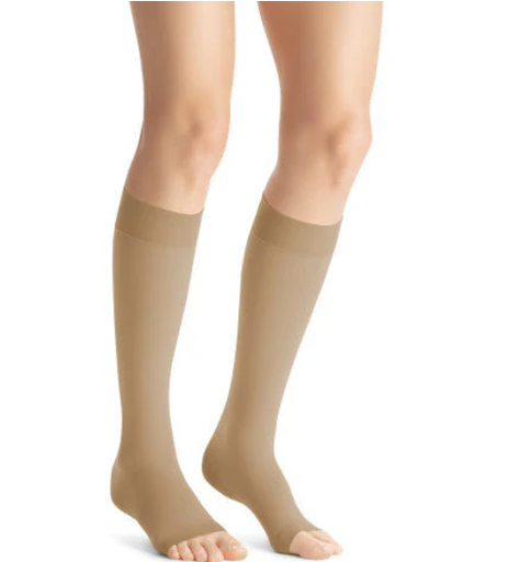 [7769325] Opague Knee Highs w/Softfit, 20-30, Open Toe, Natural, Lg, 1/pr