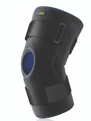 [7311801] Actimove Knee Brace, Wrap w/Composite Polycentric Hinges & Condyle Pads, Black, Small