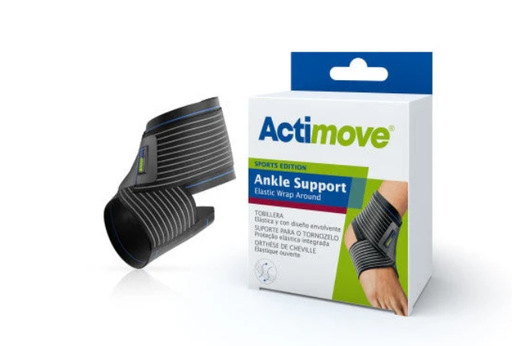 [7341492] Actimove Ankle Support, Elastic Wrap Around, X-Large, Black
