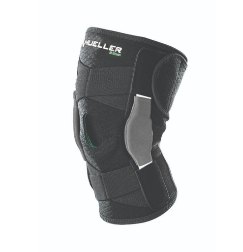 [86455] Self Adjustable Hinged Knee Brace, Green, One Size