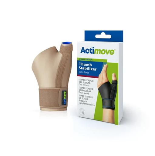 [7563633] Actimove Sports Thumb Stabilizer w/Extra Stays, Beige, Lg/XLg