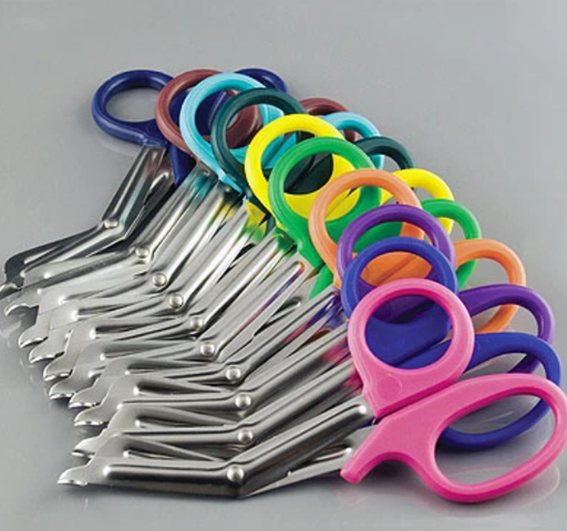 [96-1229] Scissors, Multi-Cut Utility, Sterile, 7in, Hunter Green, 25/cs