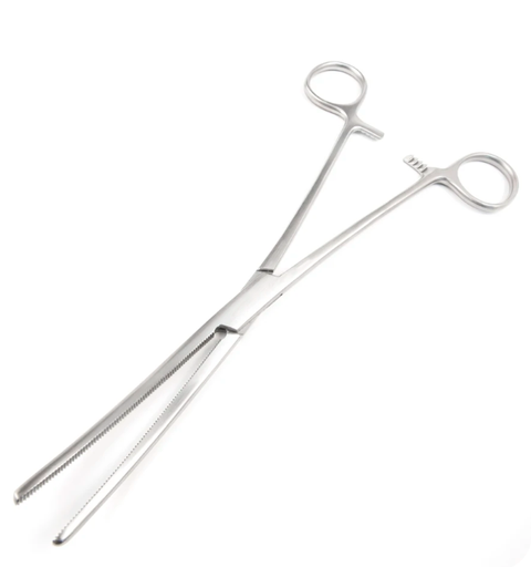 [96-2548] Econo Rochester-Pean Hemostatic Forceps, 8 1/2", Curved, Disposable, 25/cs