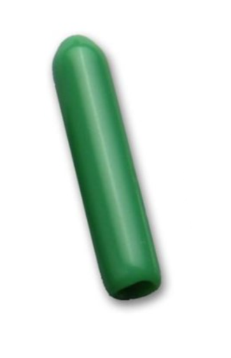 [091003BBG] Instrument Tip Protectors, Solid, Green, Non-vent, 2.8x19mm, Non-Sterile, 100/bg