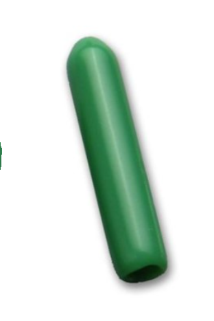 [091013BBG] Protector, Vented, Solid Green, 2.8mm x 19mm, Non-Sterile, 100 ea/bg