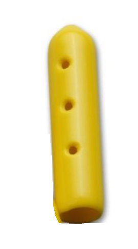 [091015BBG] Protector, Solid Yellow, Vented, 5mm x 25mm, Non-Sterile, 100 ea/bg