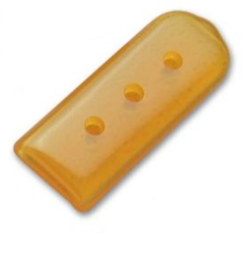 [093017BBG] Instrument Tip Protectors, Vent, Orange Tinted, 2x9x25mm, Non-Sterile, 100ea/bg