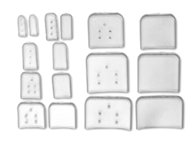[094024BBG] Tip Protectors, Osteotome, Non-vent, Clear, 19x25.4mm, Non-Sterile, 50ea/bg