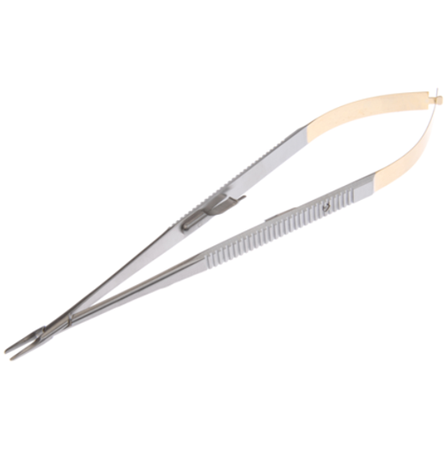 [32-455] Symmetry Needle Holder, Castroviejo-Ryder, Tungsten Carbide, 1.3 mm Tip Width, 7 1/4 in