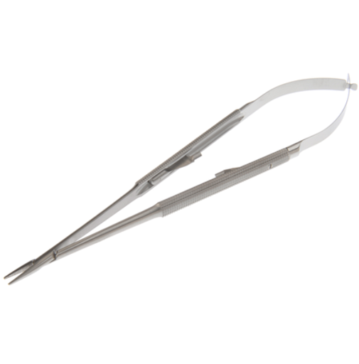 [55-2523] Needle Holder, Jacobson, Straight, w/Lock, 7-1/4"