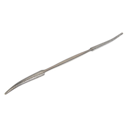 [26-1502] Rasp, Putti Bone, Round & Half Round, Double-Ended, 12"