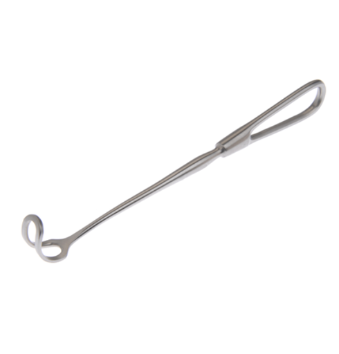 [23-3512] Retractor, Green Thyroid, w/Fenestrated Blades, 9 in