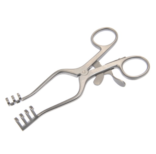 [24-2214] Retractor, Weitlaner, Blunt, 3" x 4" Prong, 5-1/2"
