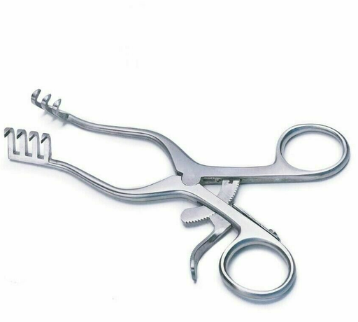 [24-2220] Retractor Weitlander, Sharp, 3x4 Prong, 7-2/3"