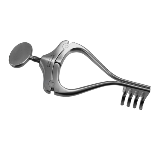[50-1226] Symmetry Retractor, Jansen Scalp, Blunt, Self-Retaining, 4x4 Prong, 4-5/8"
