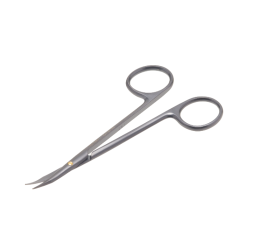 [224.67.63] Scissors, Stevens Tenotomy, Curved, Razor Edge & Micro Serrations, Ceramic Coated, 5-1/8"
