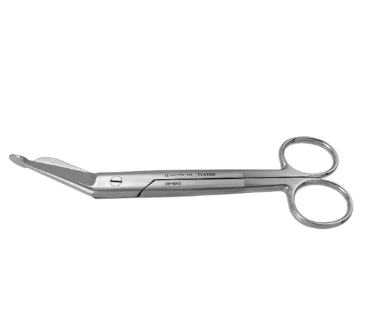 [34-4013] Classic Scissors, Lister Bandage, Angled Blade, 7"