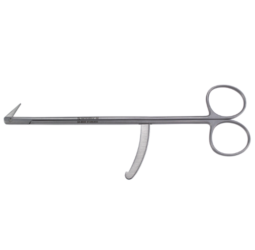 [54-8020] Scissors, Diethrich, Circumflex Artery, w/Stabilization Bar, 120° Angle, 6 3/4"