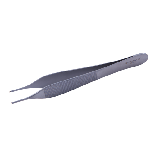 [30-1186] Forceps, Adson Tissue, 1 x 2 Teeth, 4-5/8"