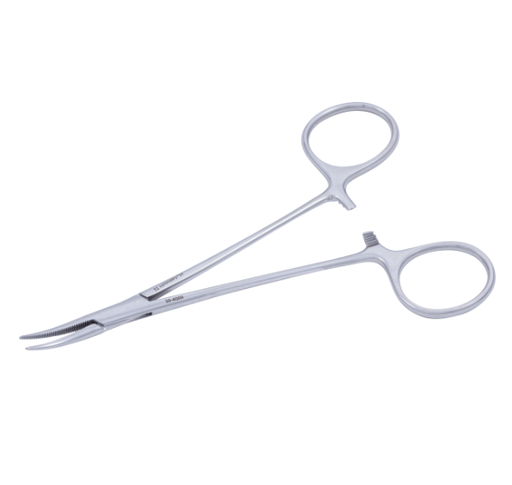[30-4009] Symmetry Forceps, Skillman, Curved, 5 in