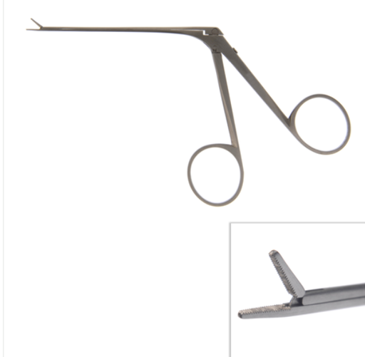 [61-0136] Symmetry Forceps, Goodhill Alligator, 6.0mm Jaw, Finely Serrated, 75mm Shaft, 5 1/4"
