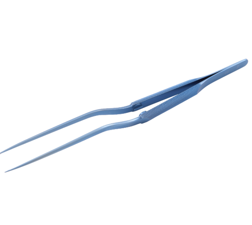 [80-1852] Forceps, Jones Bayonet, .004" Teeth, 8-1/2"