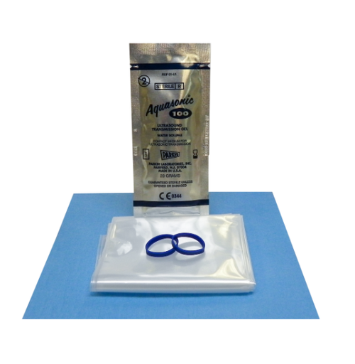 [1-519-1270] Aspen 7 x 24" Sterile Clear Probe Cover Kit