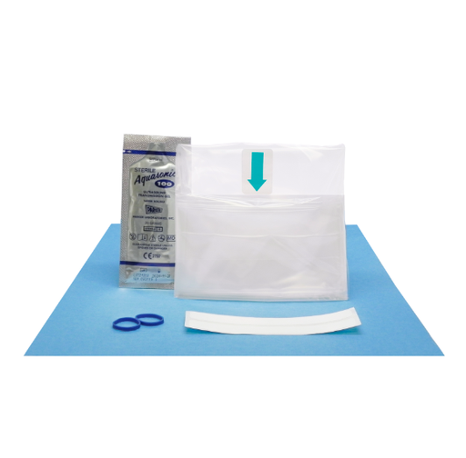 [1-519-2696] Aspen 6 x 96" Sterile Soft Probe Cover Kit w/3D End