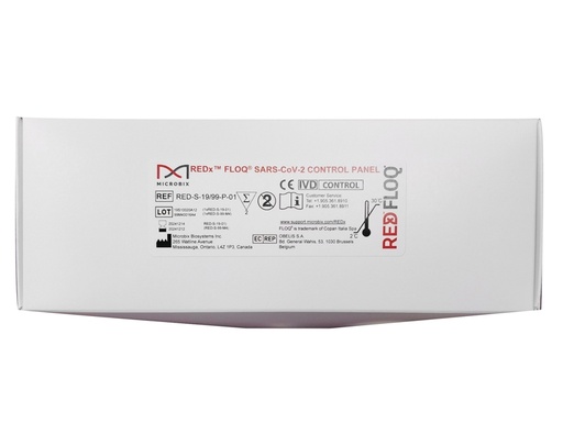 [RED-S-19/99-P-01] Microbix COVID-19 Controls Contents Kit Contents: Positive Swab, Negative Swab, 1/kt (DROP SHIP TO END USER) 