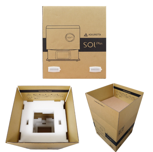 [RS110010304] Ackuretta SOL Plus Carton Box w/Insert (for SOL Plus 3D Printer)