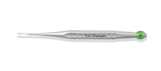 [17.007.01] Small Straight Proximator, 2.5mm Wide Tip, Green