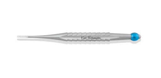 [17.007.03] Small Curved Proximator, 2.5mm Wide Tip, Blue