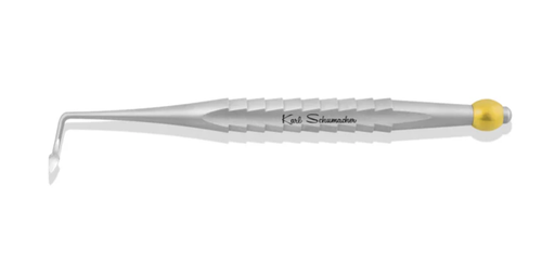 [17.008.09] Sharpened Spade Proximator, Angled Left, Yellow