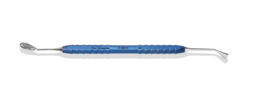 [41.868.07] Kirsch Sinus Plugger / Spoon #7, Blue, Ø7.5mm Spoon / Ø4.7mm Plugger