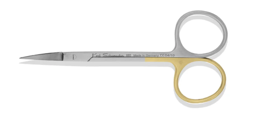 [SCI0665SC] Iris Scissors #665, Curved, 11.5cm, Super-Cut