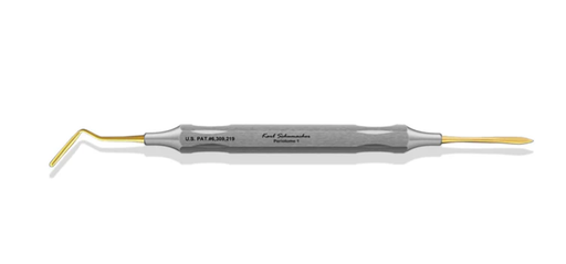 [TOME1] TiNi Coated Periotome #1, Anterior, Straight Blade/Socket Expander