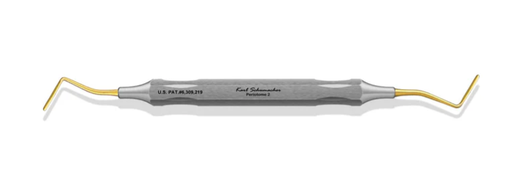 [TOME2] TiNi Coated Periotome #2, Posterior, Contra-Angled Blades