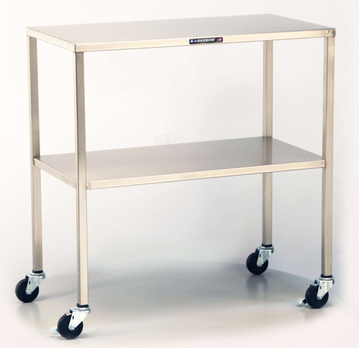 [8353] Lakeside 8353 Instrument Table w/Shelf, SS